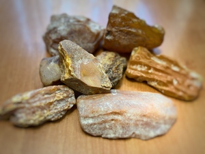 odzyskane baryłki bursztynu