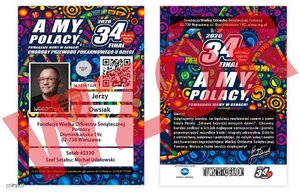 wzór puszki Wielkiej Orkiestry Świątecznej Pomocy