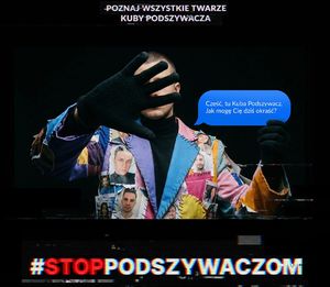 plakat kampanii „Metoda na Podszywacza