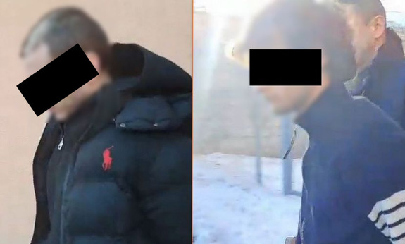 kolaż z dwoma zatrzymanymi obywatelami Gruzji