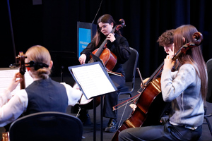 występy artystyczne: uczniów Szkoły Muzycznej im. Karola Lipińskiego w Lublinie,