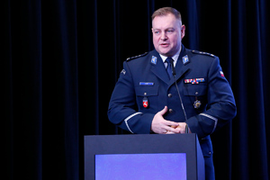 Komendant Wojewódzki Policji w Lublinie inspektor Tomasz Gil