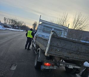 kontrola drogowa samochodu