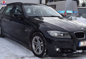 zatrzymany pojazd marki BMW