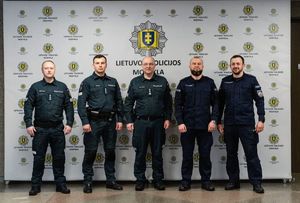 Wizyta lubelskich policjantów w Szkole Policji Litewskiej