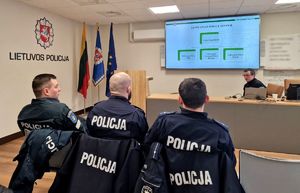 Wizyta lubelskich policjantów w Szkole Policji Litewskiej