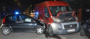 zderzenie dwóch pojazdów