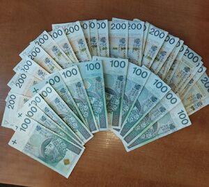 Odzyskane pieniądze.