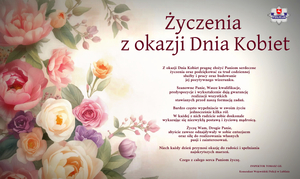 Życzenia Komendanta Wojewódzkiego Policji w Lublinie z okazji Dnia Kobiet