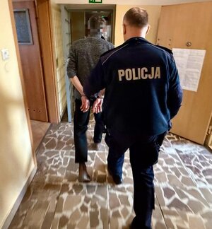 zatrzymany z policjantem