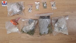 woreczki foliowe z narkotykami