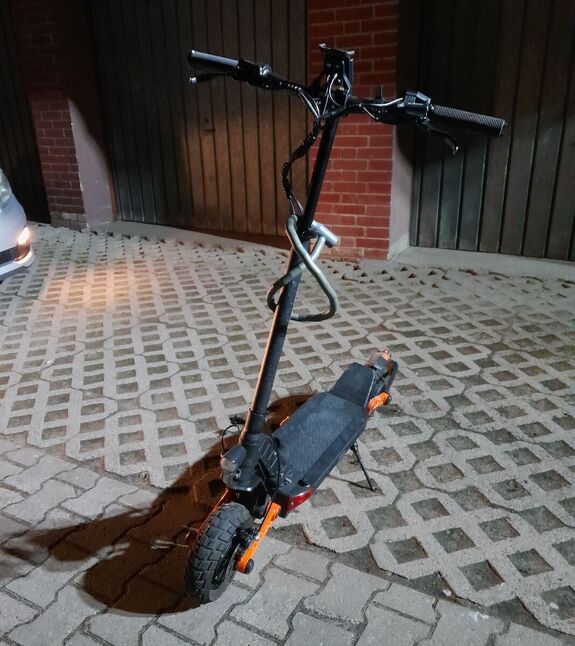 hulajnoga elektryczna po wypadku