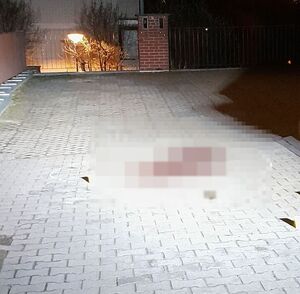 miejsce wypadku kierującej hulajnogą