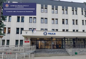 budynek Komendy Miejskiej Policji w Zamościu