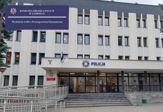 budynek Komendy Miejskiej Policji w Zamościu