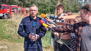 konferencja prasowa z udziałem rzecznika Policji
