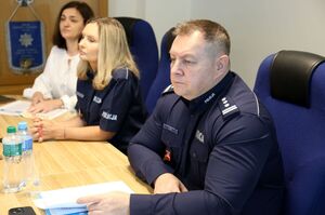 Komendant Wojewódzki Policji w Lublinie insp. Tomasz Gil.