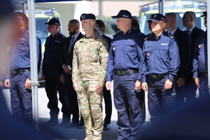 Dowódca Samodzielnego  Pododdziału Kontrterrorystycznego Policji w Lublinie kom. Grzegorz Wilk, Naczelnik Zarządu w Lublinie Centralnego Biura Zwalczania Cyberprzestępczości podinsp. Mariusz Pomorski, Dowódca Oddziału Prewencji Policji  w Lublinie insp. Roman Leszcz