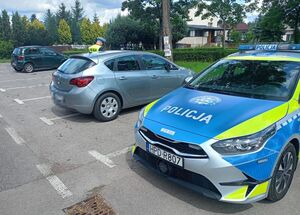 policyjna kontrola na drodze