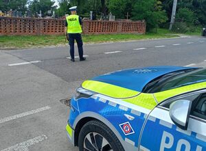 policyjna kontrola na drodze