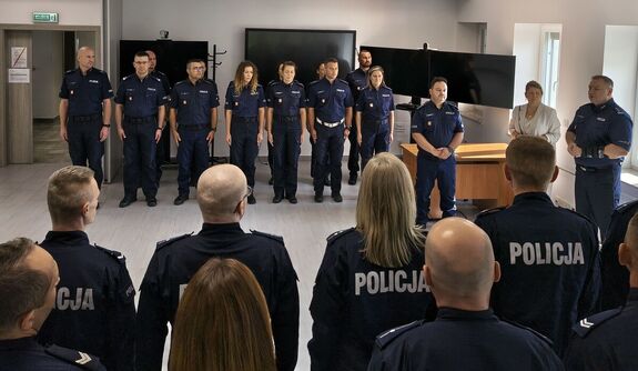 Inauguracja kursu dochodzeniowo-śledczego w Ośrodku Szkolenia Policji w Lublinie z udziałem Komendanta Wojewódzkiego Policji w Lublinie oraz szefowej prokuratury