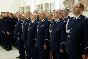 Policjanci wyróżnieni do otrzymania wyższego stopnia.