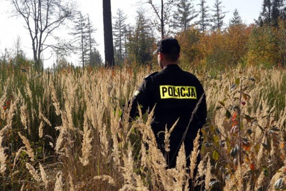 umundurowany policjant