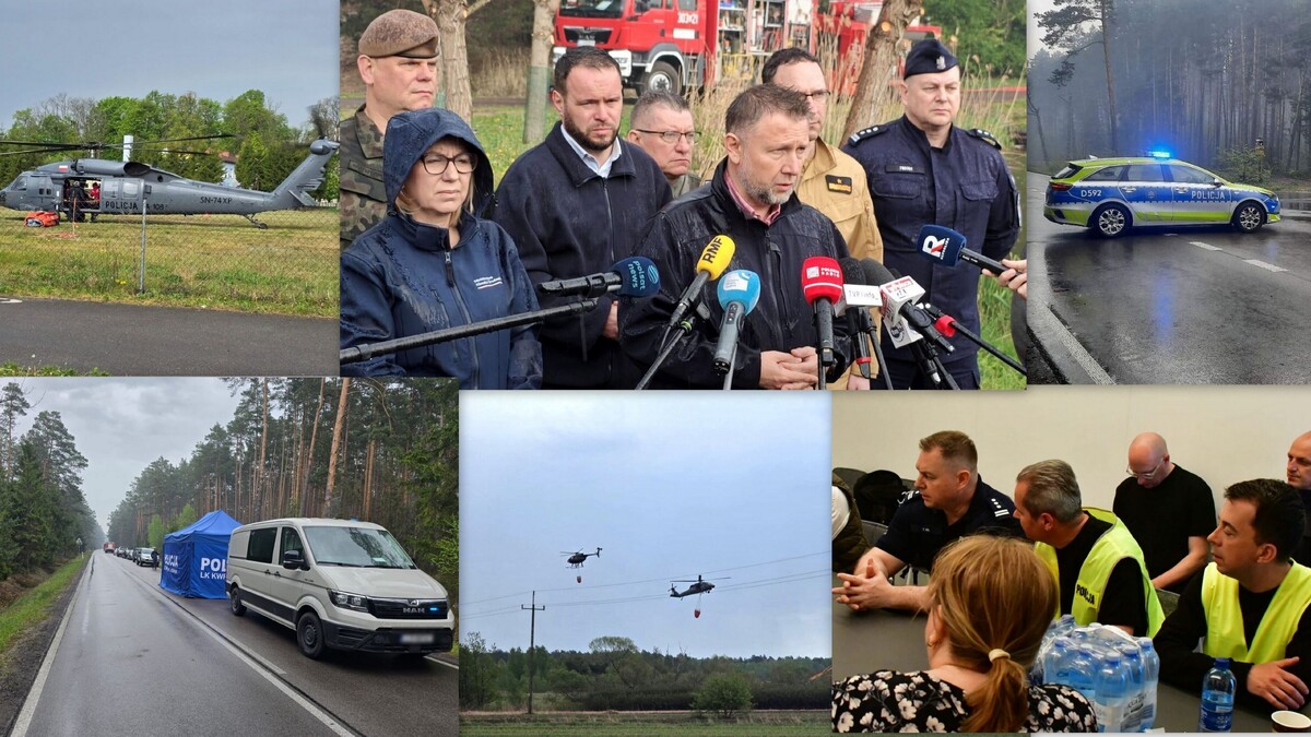 Kolejny dzień walki z żywiołem w Puszczy Solskiej