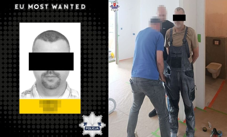 Jeden z najbardziej poszukiwanych przestępców w Europie zatrzymany przez lubelskich „łowców głów”